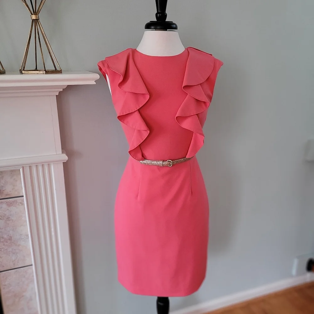 SOLD✅️CK☆Coral Sheath Dress - Picture 2 of 7
